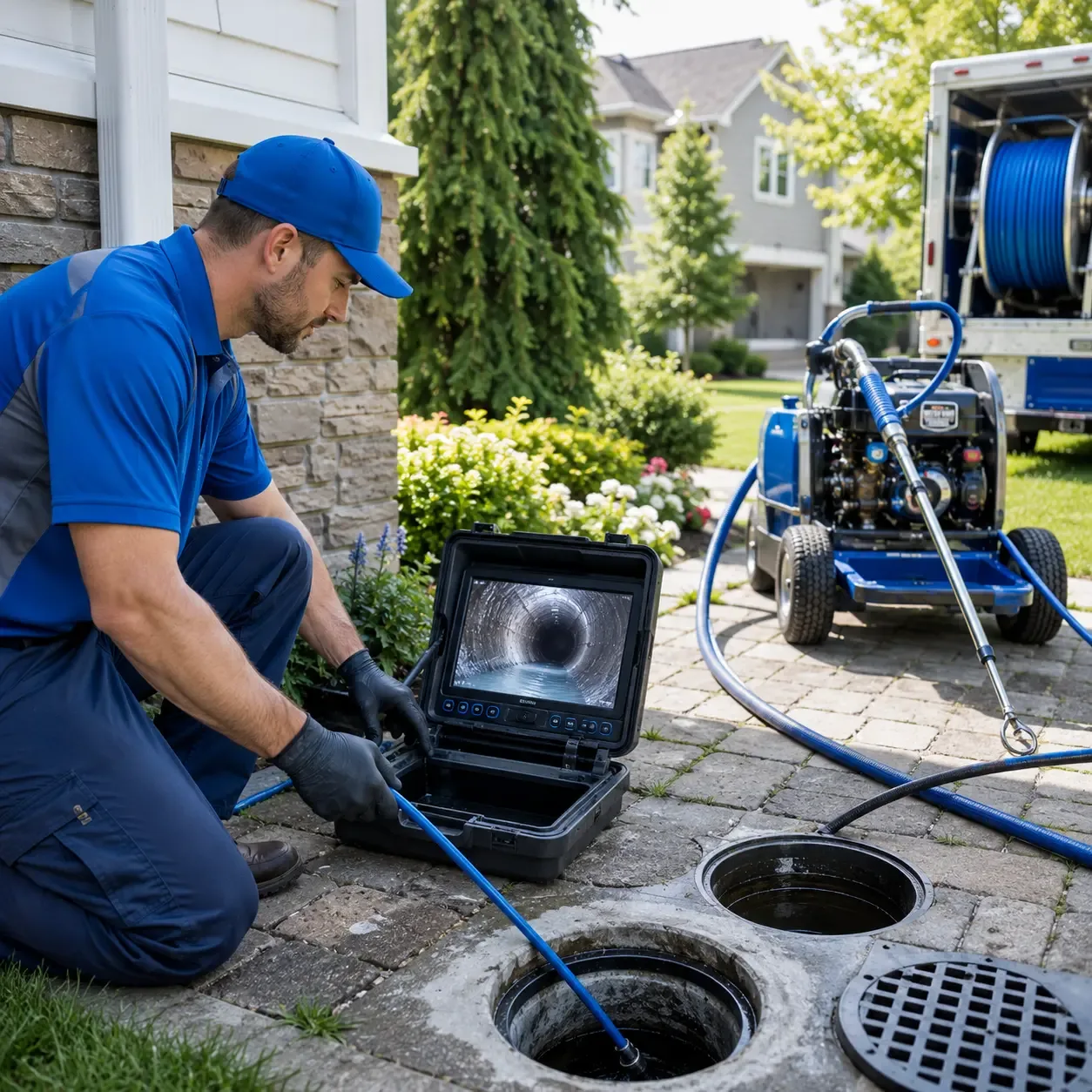Outdoor drain cleaning professionals serving Earlville, IA