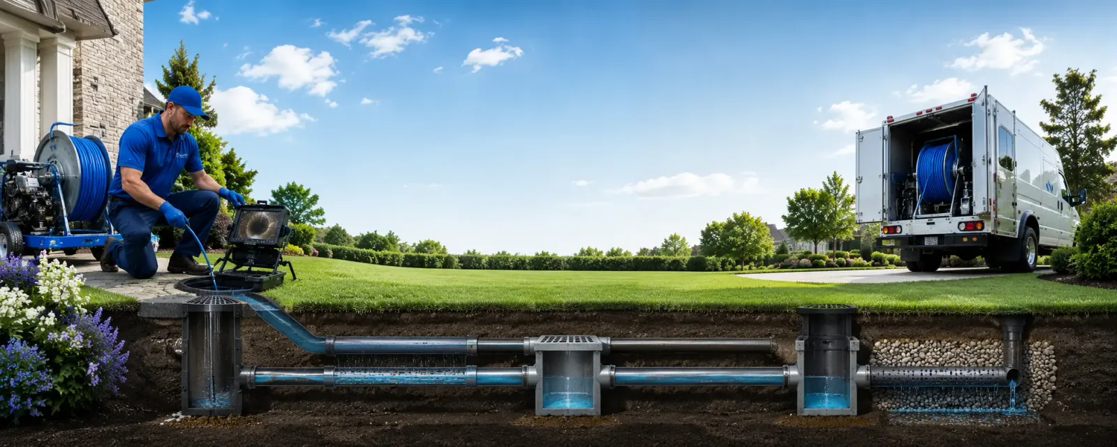 Outdoor drain cleaning information for Earlville, IA